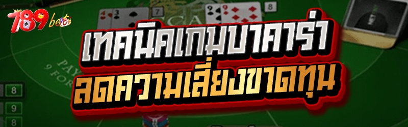 เทคนิคเกมบาคาร่า ลดความเสี่ยงเ